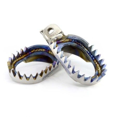 Estriberas Enduro PRO-PEGS de titanio - motoscamaralweb.com