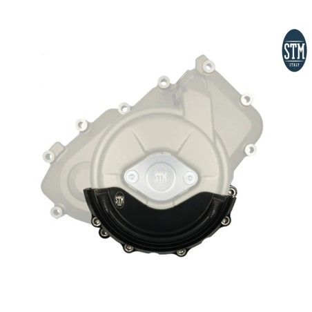 Tapa del alternador STM Negro - Ducati Panigale V4 - motoscamaralweb.com