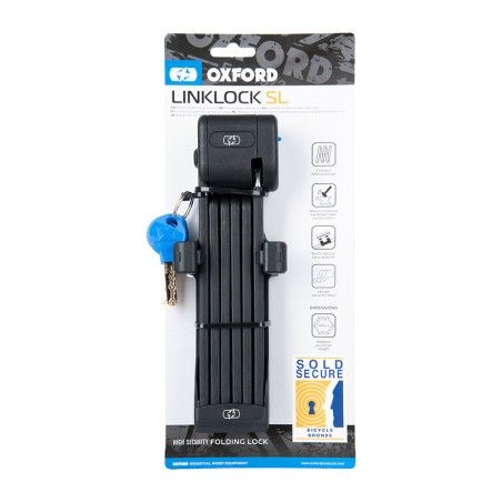 Candado plegable OXFORD LinkLock SL - motoscamaralweb.com