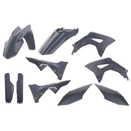 Kit de plásticos POLISPORT gris - Honda CRF 150L - motoscamaralweb.com