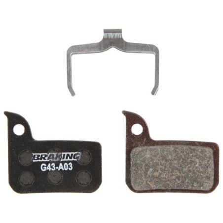 Pastillas de freno bici BRAKING Orgánicas - motoscamaralweb.com