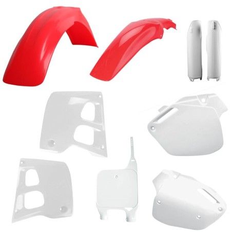 Kit de plástica POLISPORT OEM (91) - Honda CR125/250 - motoscamaralweb.com