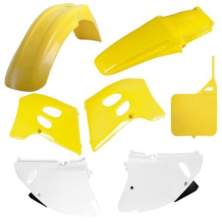 Kit plástica POLISPORT color original - Suzuki RM 125 (93-95) - motoscamaralweb.com