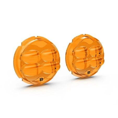 Kit de lentes para faros antiniebla DENALI D3 - Ámbar - motoscamaralweb.com