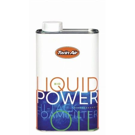 Aceite para filtro de aire TWIN AIR Bio Liquid Power - Bidón 1L - motoscamaralweb.com
