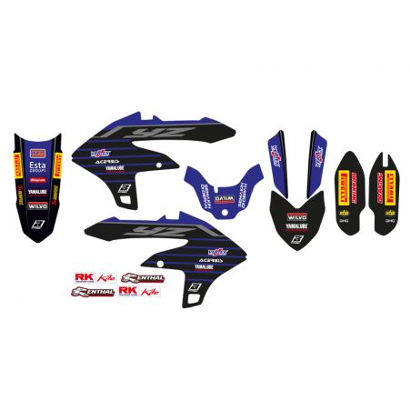 Kit de adhesivos BLACKBIRD Replica Yamaha Racing 22 - motoscamaralweb.com