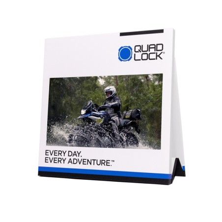 Vídeo expositor de mostrador QUAD LOCK para punto de venta - motoscamaralweb.com