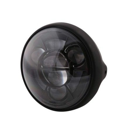 Faro delantero LED HIGHSIDER British-Style Tipo 11 (montaje lateral) - motoscamaralweb.com