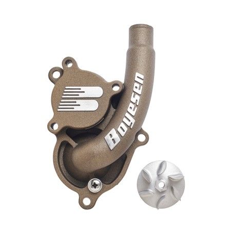 Kit de tapa bomba de agua + hélice BOYESEN Supercooler - Magnesio - motoscamaralweb.com