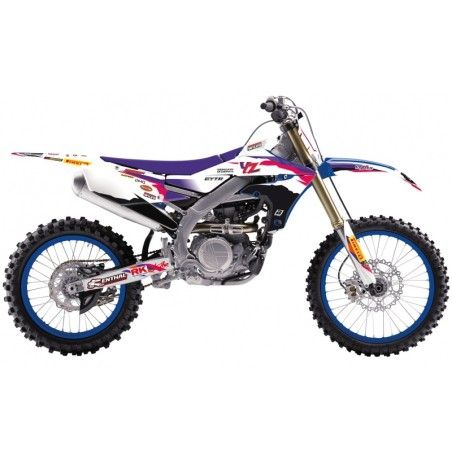 Kit de adhesivos + funda de asiento BLACKBIRD Replica Team Yamaha Factory 23. 50th Anniversary - motoscamaralweb.com