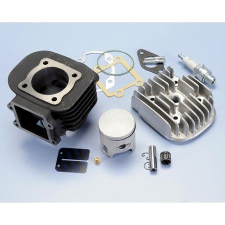 Kit de cilindro completo POLINI Racing hierro Ø47mm (bulón Ø12mm) - Yamaha / Minarelli - motoscamaralweb.com