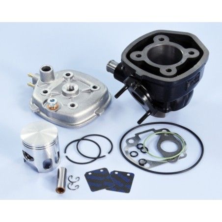 Kit de cilindro completo POLINI hierro H2O Ø47mm (bulón Ø12mm) - Yamaha / Minarelli - motoscamaralweb.com