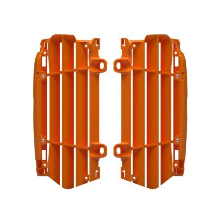 Aletines de radiador POLISPORT - Naranja - motoscamaralweb.com