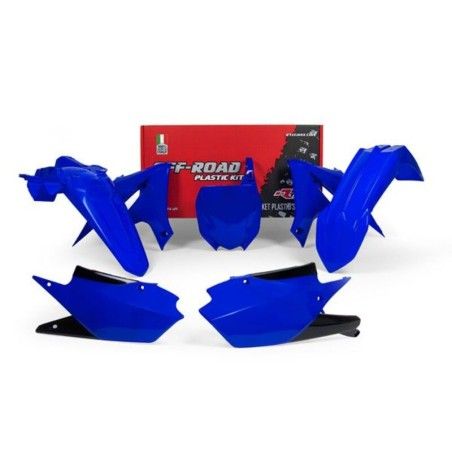 Kit de plástica RACETECH (5 piezas) - Azul - motoscamaralweb.com