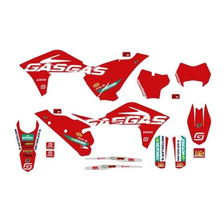 Kit de adhesivos BLACKBIRD Replica Factory Team Gas Gas - motoscamaralweb.com