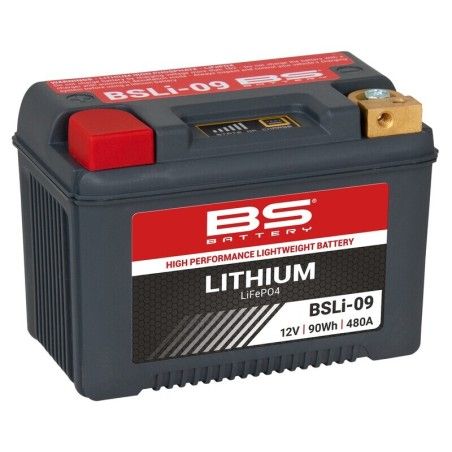 Batería de litio BS BATTERY Lithium-Ion BSLI-09 - motoscamaralweb.com