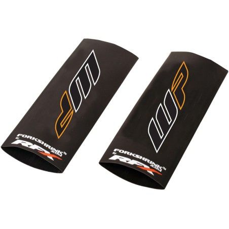 Protector de horquilla superior RFX Race Series Forkshrink con logo WP - Blanco / Naranja - motoscamaralweb.com