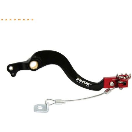 Pedal de freno RFX Pro FT - Negro / Rojo - motoscamaralweb.com