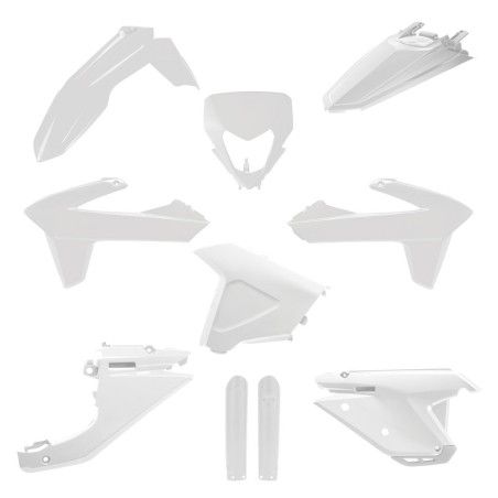 Kit de plástica POLISPORT - Blanco - motoscamaralweb.com