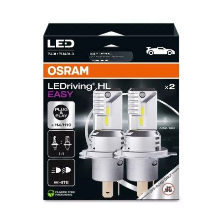Lámpara OSRAM LEDriving HL Easy H4 / H19 12V - motoscamaralweb.com