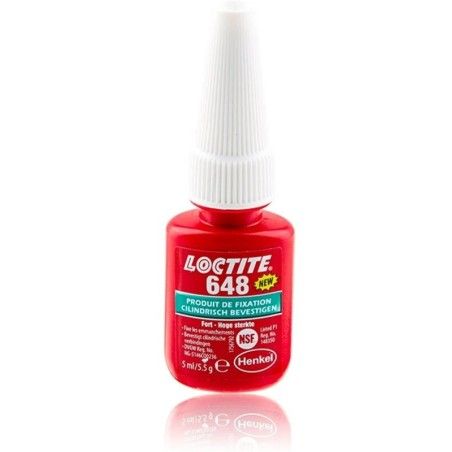 Compuesto de retención LOCTITE 648 botella 5ML - motoscamaralweb.com