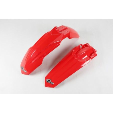 Kit guardabarros delantero &amp;amp; Trasero UFO OEM Color rojo Honda CRF450R - motoscamaralweb.com