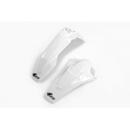 Kit guardabarros delantero &amp;amp; Trasero UFO OEM Color blanco Husqvarna - motoscamaralweb.com