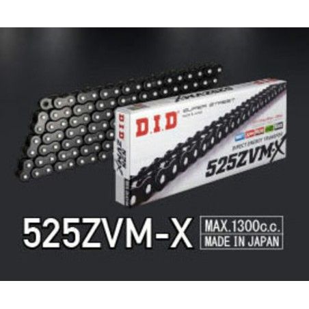 Cadena D.I.D 525ZVM-X X-Ring - Paso 525 - motoscamaralweb.com