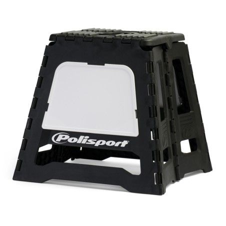 Caballete plegable de plástico Polisport blanco 8981500006 - motoscamaralweb.com