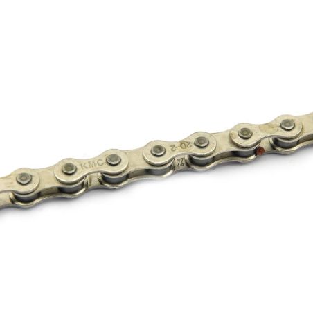 Cadena KMC Z1eHX Wide 1 velocidad 112 eslabones plata - motoscamaralweb.com