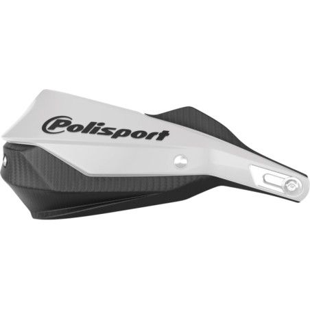 Guardamanos POLISPORT Trail Blazer - Blanco / Negro - motoscamaralweb.com