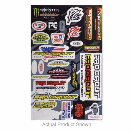 Hoja de adhesivos PRO CIRCUIT Deluxe 2022 - motoscamaralweb.com