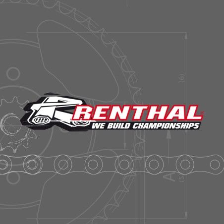RENTHAL Chain Kit 520R1 14/48 Standard - Ultra-Light Self-Cleaning Rear Sprocket - motoscamaralweb.com