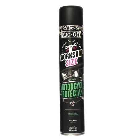Spray protector con PTFE (teflón) MUC-OFF Motorcycle Protectant para taller 750mlx6 - motoscamaralweb.com