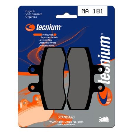 Pastillas de freno Tecnium MA181 Orgánicas - motoscamaralweb.com