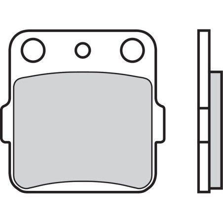 Pastillas de freno orgánicas Brembo 07HO22TT - motoscamaralweb.com