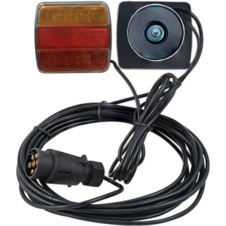 KIT SEÑALIZACION MAGNETICO LED GOODYEAR 7.5M-2.5M. 7 POLOS- motoscamar