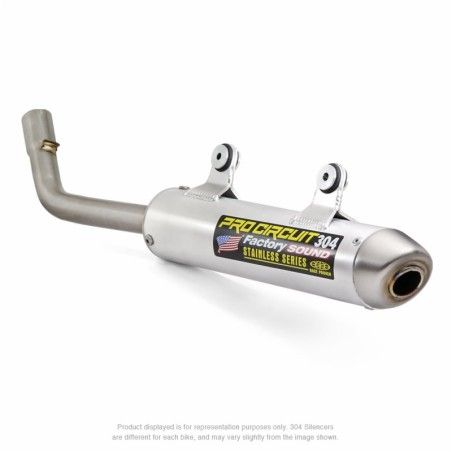Silencioso Pro Circuit 304 KTM/Husqvarna: aluminio. tapa de acero inox - motoscamaralweb.com