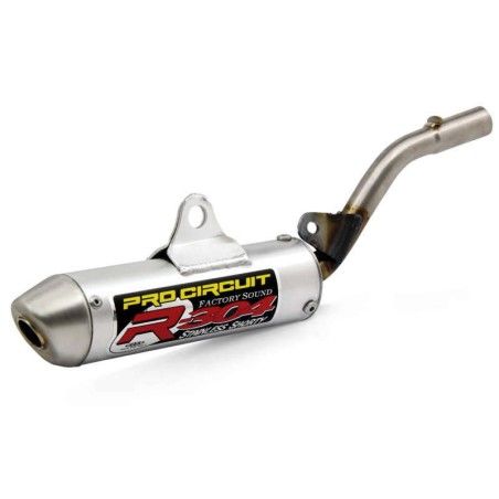 Silencioso Pro Circuit R-304 Kawasaki KX85: Silencioso de aluminio. tapa de acero inox - motoscamaralweb.com
