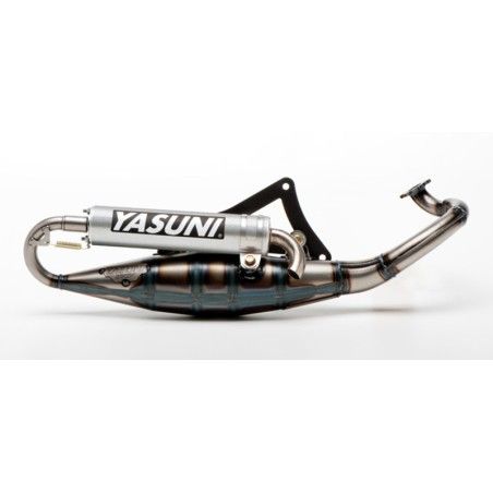 Escape completo YASUNI R (silenciador aluminio) - Derbi / Peugeot Motor Morini - motoscamaralweb.com