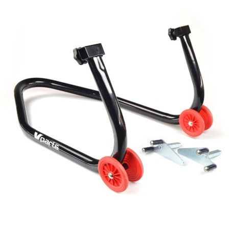 Kit caballete paddock BIHR delantero + soportes pivotantes de horquilla - motoscamaralweb.com