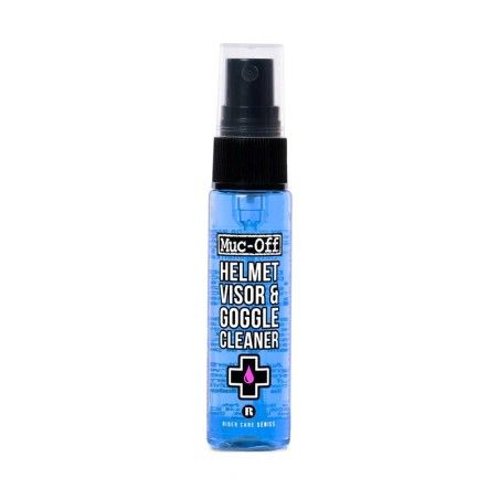 Limpiador antibacteriano de lentes y cascos MUC-OFF Helmet &amp;amp; Visor Cleaner - Spray 30ml x18 - motoscamaralweb.com