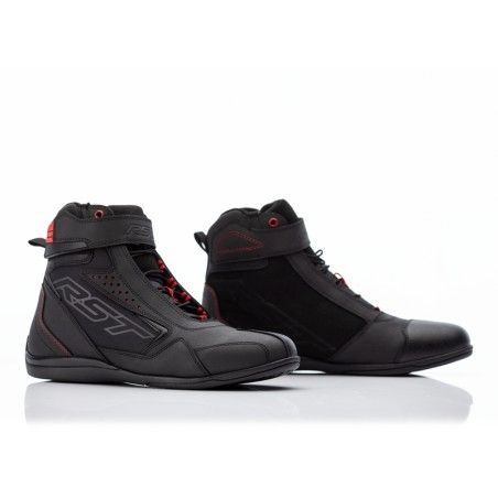 Botas RST FRONTIER Negro/Rojo . 46/UK12 - motoscamaralweb.com