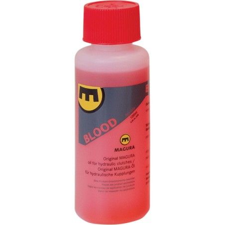 Líquido de frenos y embrague mineral MAGURA Blood Red - Bote 100ml - motoscamaralweb.com