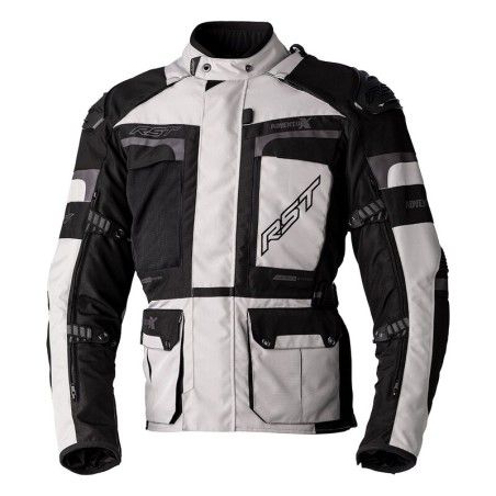 Chaqueta Textil (Hombre) RST ADVENTURE-X AIRBAG CE Plata. Talla EU50/S - motoscamaralweb.com