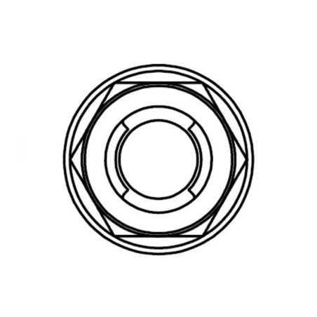 Tuerca fuji con brida BOLT M6 x 1.00 x 10mm - motoscamaralweb.com