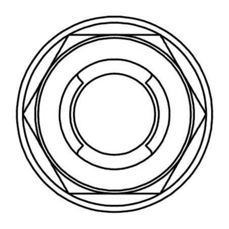 Tuerca fuji con brida BOLT M10 x 1.25 x14mm - motoscamaralweb.com