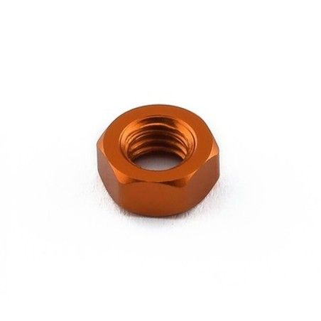 Tuerca plana de Aluminio Pro-Bolt M5 LFN5O Naranja - motoscamaralweb.com