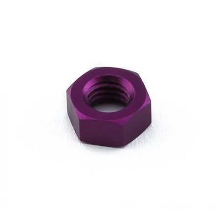 Tuerca plana de Aluminio Pro-Bolt M5 LFN5P Violeta - motoscamaralweb.com