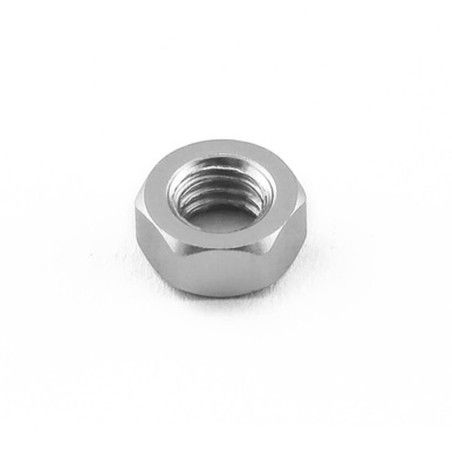 Tuerca plana de Aluminio Pro-Bolt M5 LFN5S Plata - motoscamaralweb.com